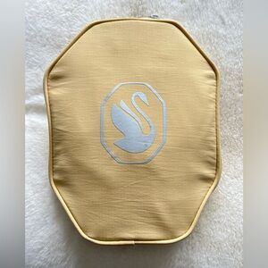 Swarovski Beige and Blue Ribbon Accent